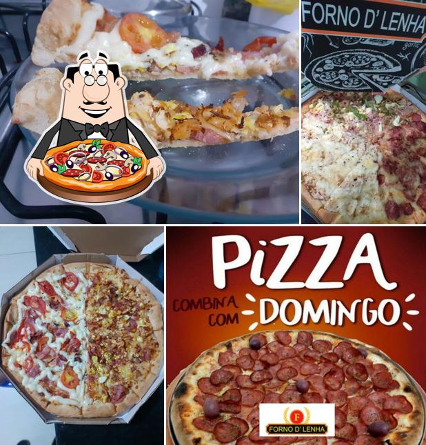 Peça diferentes tipos de pizza