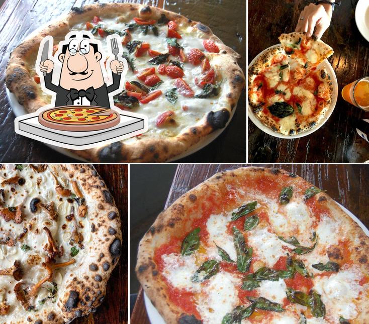 Try out pizza at Ancora Pizzeria
