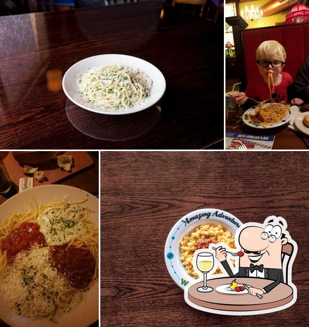 Comida en The Old Spaghetti Factory