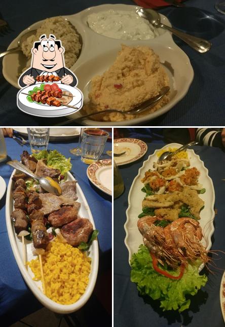 Cibo al Ristorante Greco Sirtaki