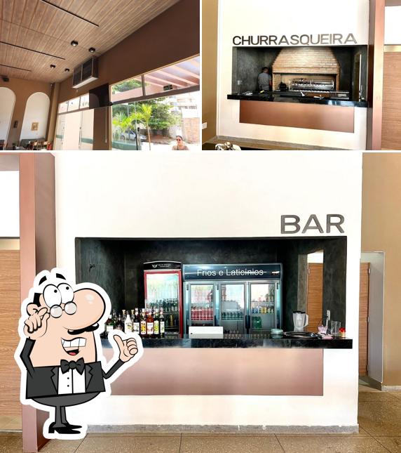 O interior do Vau de Jaboque Restaurante e Pizzaria restaurante em Caldas novas