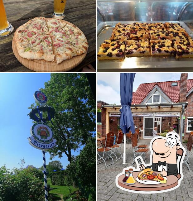 Закажите пиццу в "de Boer‘s Garten Café!"