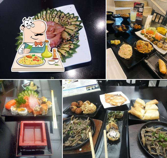 Comida em Flying Sushi