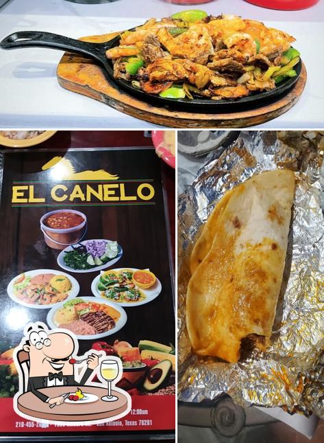 Food at El Canelo #6 Mexican Grill