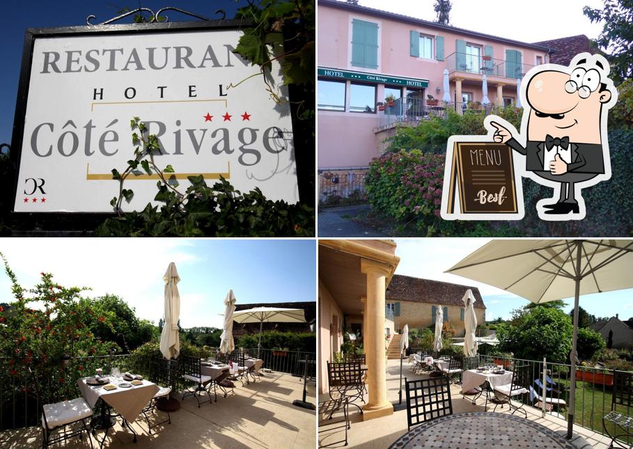 Hôtel-Restaurant Côté Rivage, Badefols-sur-Dordogne - Restaurant menu ...