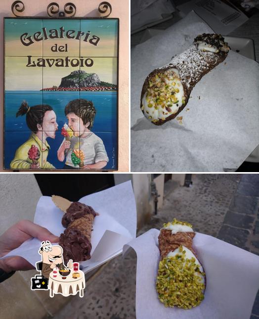 Cibo al Gelateria del lavatoio