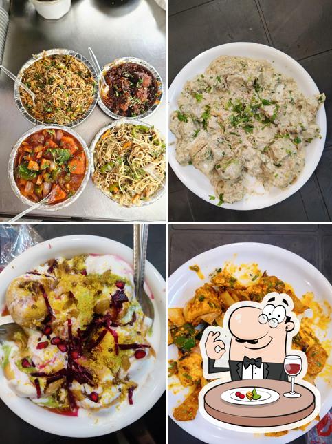 Food at Pachrangi Golgappe Kishan chaat shop