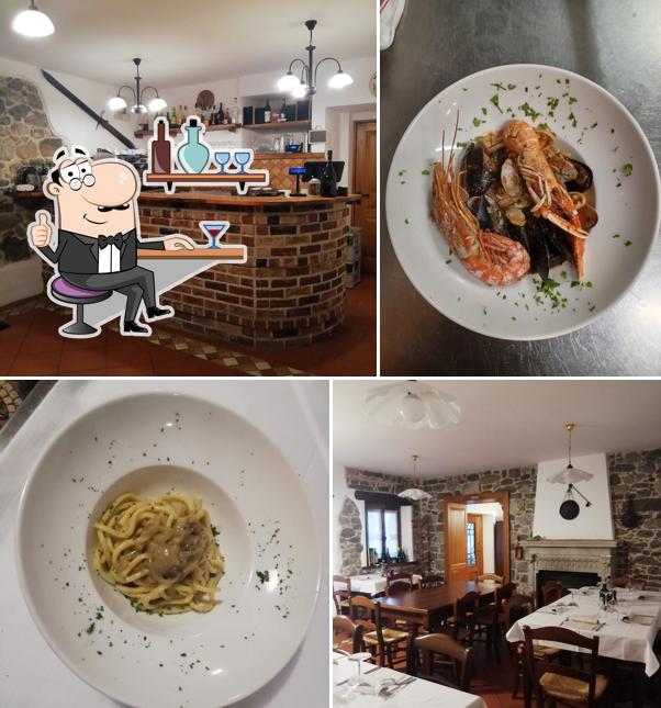 Gli interni di Trattoria Sot La Mont-CUCINA ISTRIANA