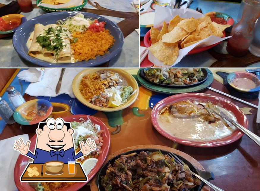 Food at La Mesa Mexican Restaurant