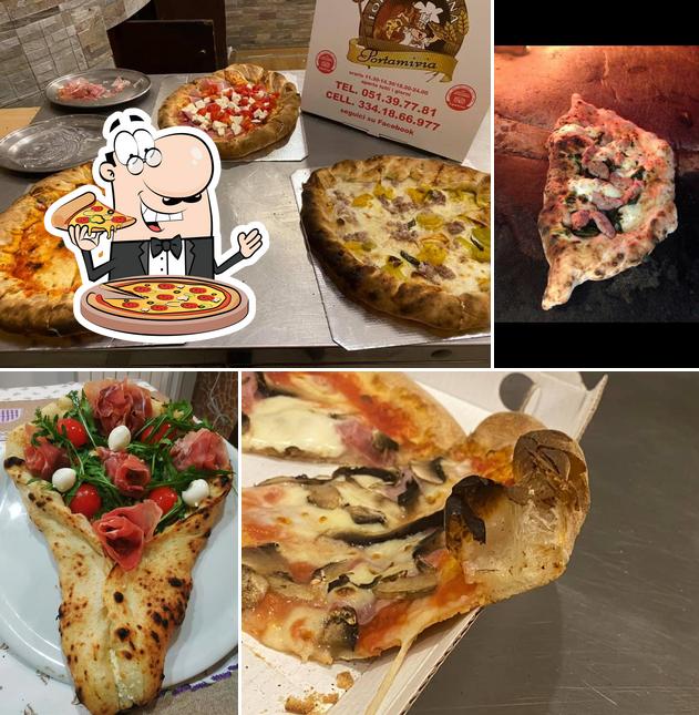 Choisissez des pizzas à Pizzeria Portami Via