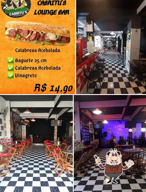 Comida em Cabritus Lounge Bar