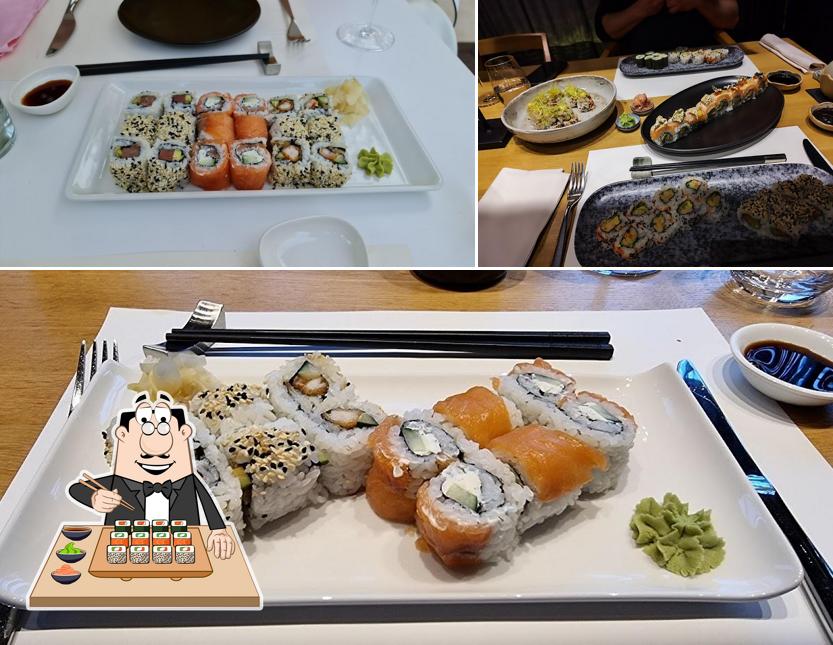 Scegli le diverse opzioni di sushi