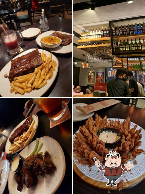 Comida em Restaurante Outback Steakhouse