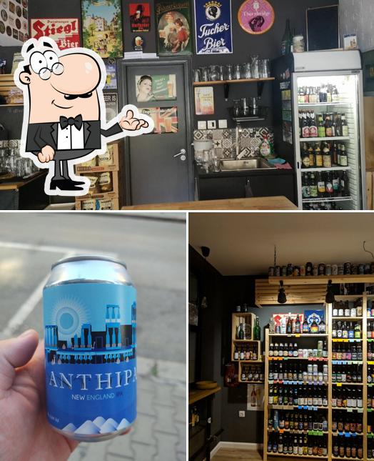 L’image de la intérieur et nourriture de Dissident Beer Shop’s