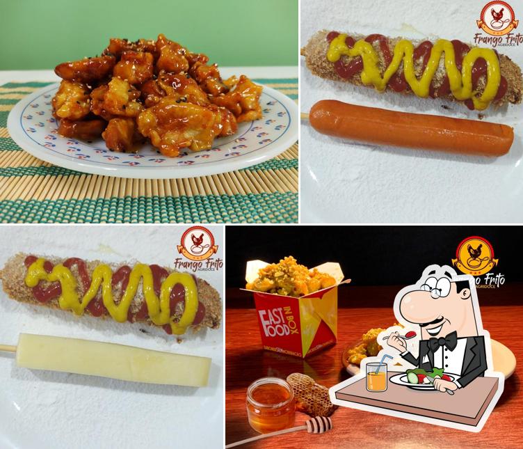 Comida em Frango Frito Agridoce