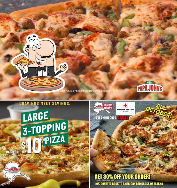 Papa John S Pizza Army Base Bldg 3704 In Fairbanks Restaurant Menu And Reviews
