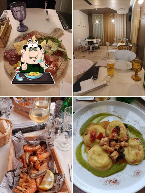Cibo al Pizzeria con cucina Da Sandro
