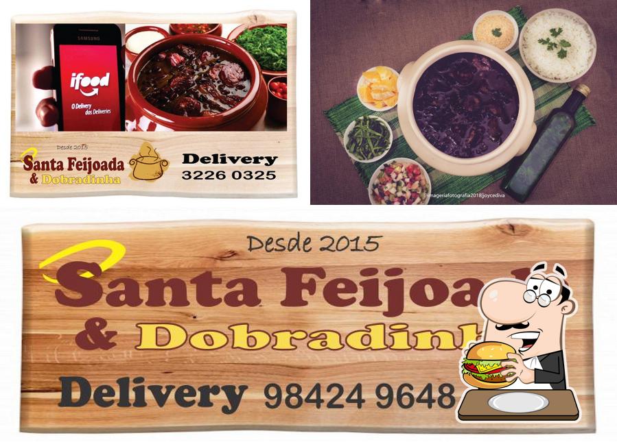 Peça um hambúrguer no Santa feijoada e dobradinha