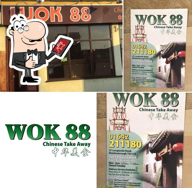 See this picture of Wok 88