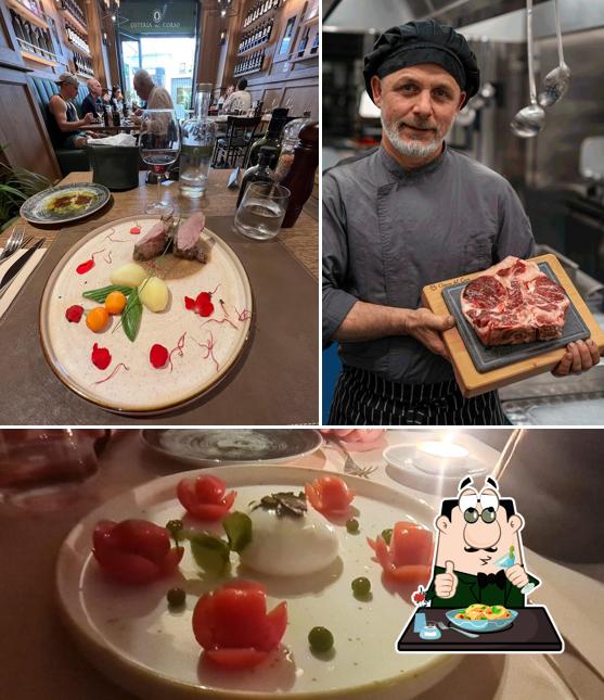 Cibo al Osteria del Corso