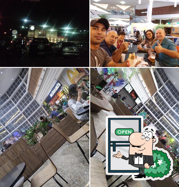 O exterior do Burger King