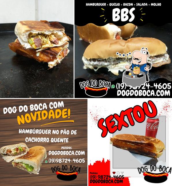 Comida em Dog do Boca