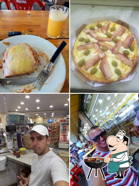 Peça refeições de carne no Panificadora e Confeitaria Donizetti