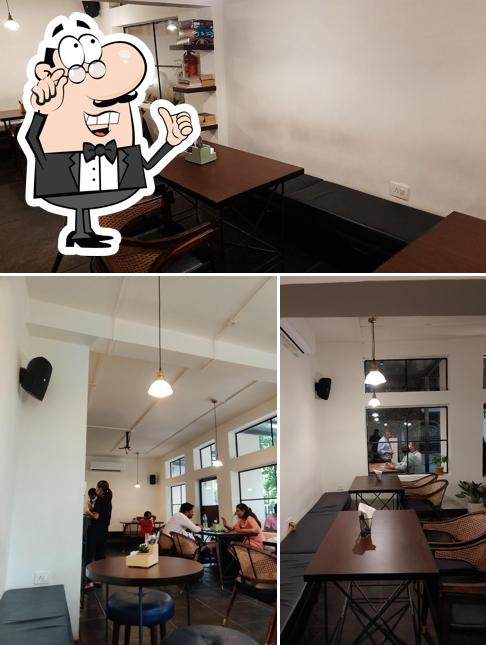 The interior of Roobaroo Cafe