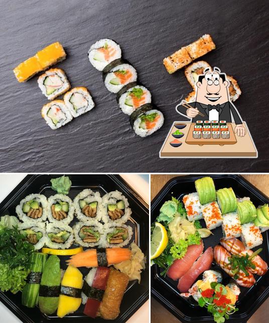 Les sushi sont disponibles à Sushiya & Wokaway