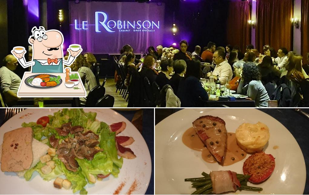 Parmi les diverses choses de la nourriture et la intérieur, une personne peut trouver sur Cabaret Le Robinson