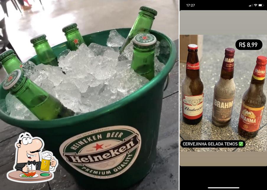 Você pode tomar um copo de cerveja leve ou escura