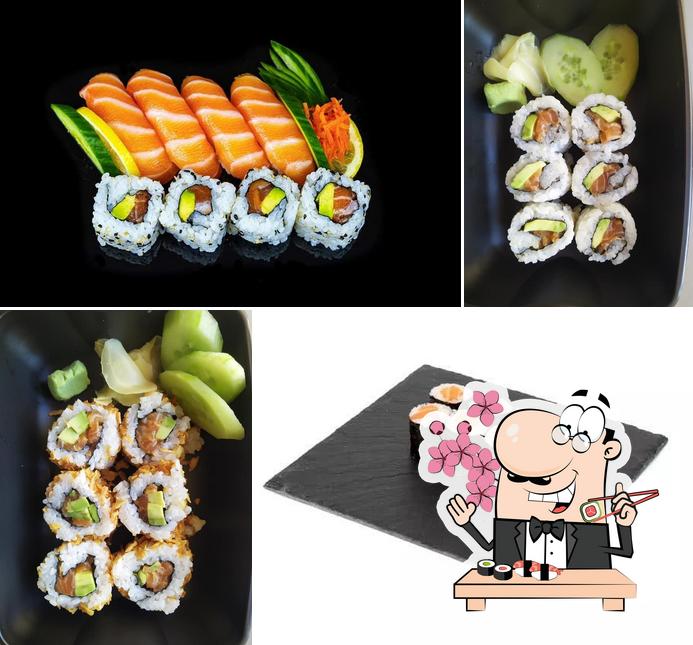 Commandez de nombreuses options de sushi