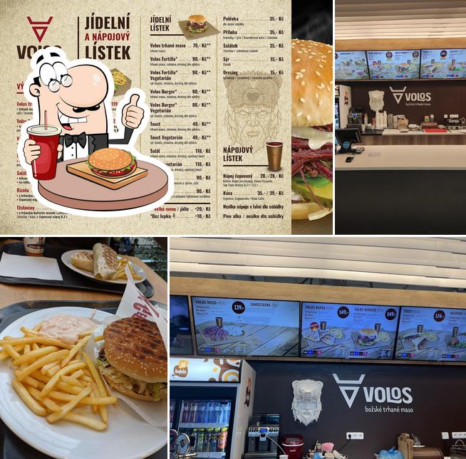 Order a burger at Volos Restaurace - Futurum Ostrava