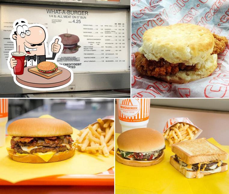 WhatABurger, 1510 N Cannon Blvd in Kannapolis Restaurant menu and