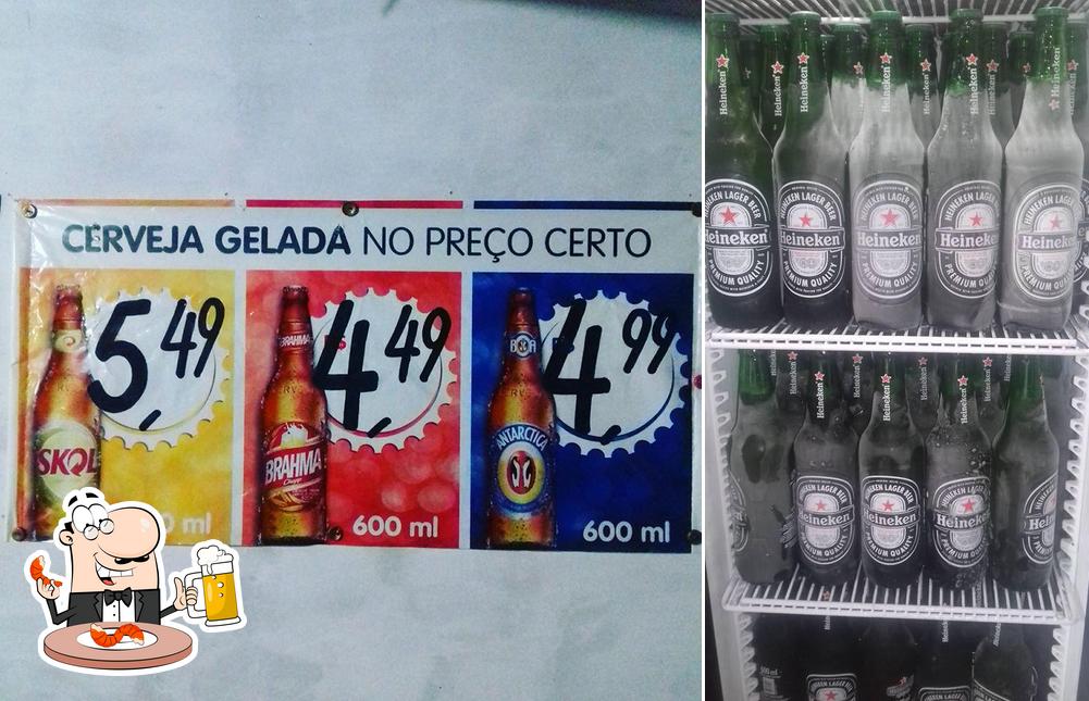 Você pode tomar um copo de cerveja leve ou escura