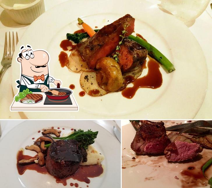 Try out meat dishes at Bistro 45