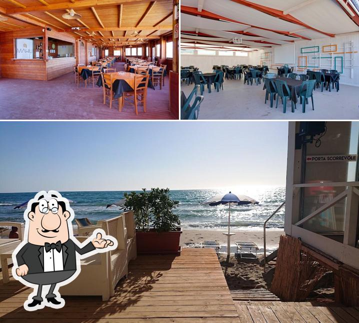 La foto di interni e esterno da Mahili Beach Sciacca | Stabilimento Balneare | Pizzeria sul Mare