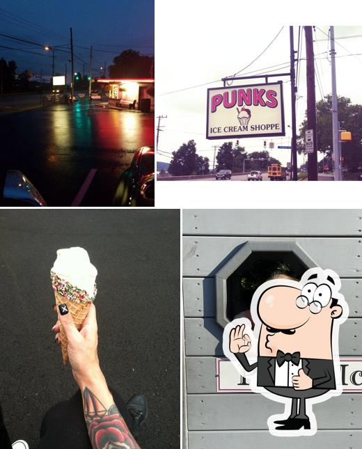 Punks Ice Cream Shop in Baden Restaurant menu and reviews