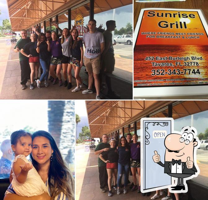 Sunrise Grill in Tavares Restaurant menu and reviews