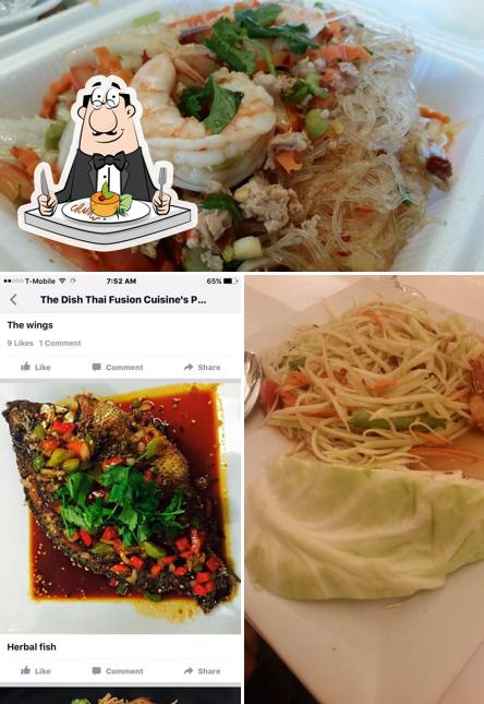 Comida en The Dish Thai Fusion Cuisine