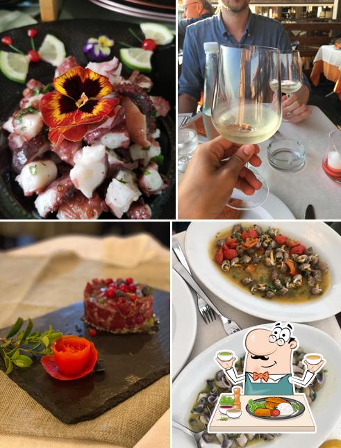 Platti al Ristorante La Prua