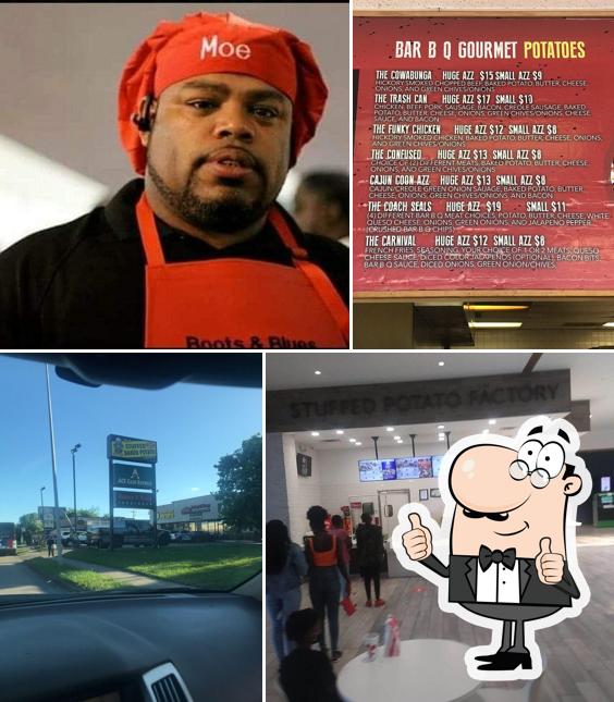 The Stuffed Baked Potato Factory, 14708 Hiram Clarke Rd in Houston Restaurant menu and reviews