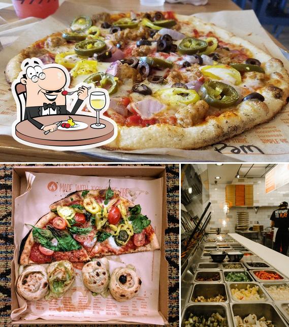 Blaze Pizza in Portage Restaurant menu and reviews