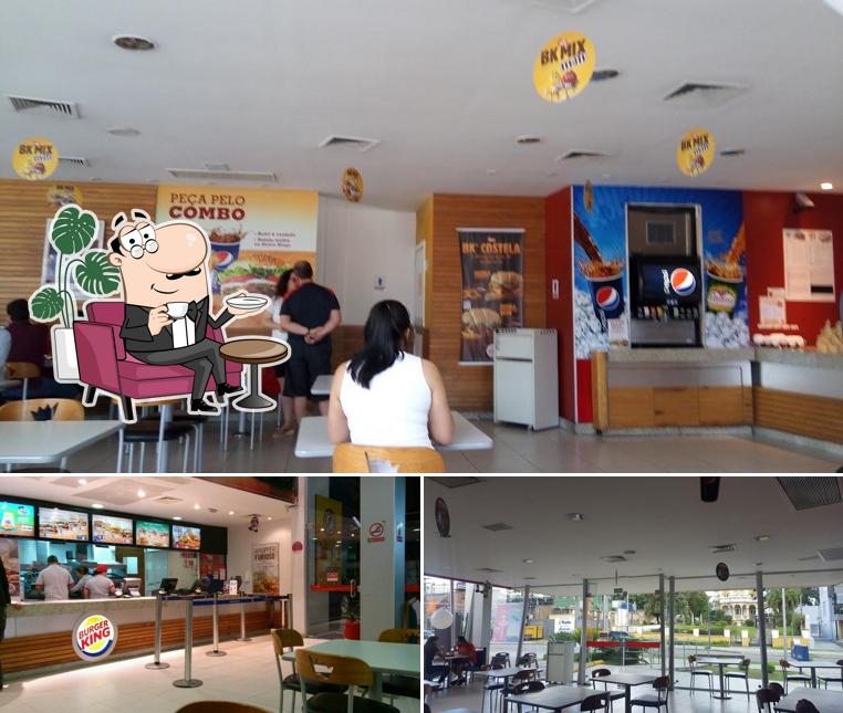 Veja imagens do interior do Burger King Drive Thru