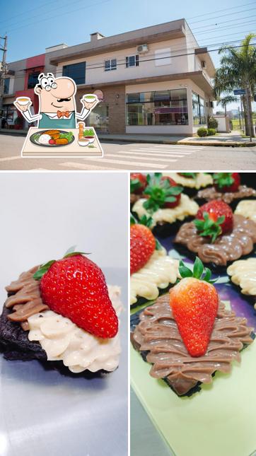 Esta é a foto apresentando comida e exterior no Delícias da Rose