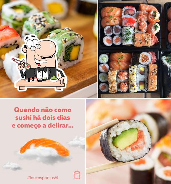 Experimente diversas opções de sushi