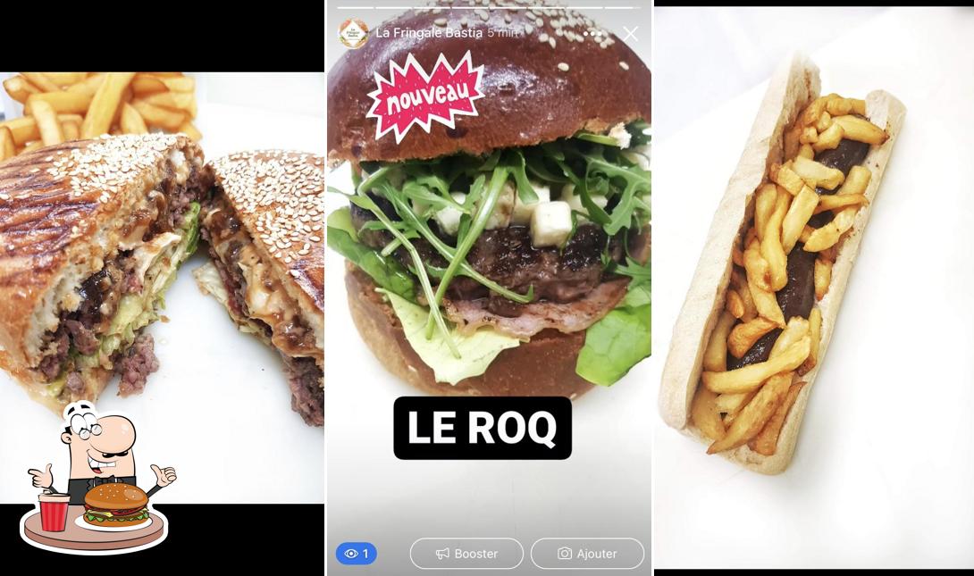 Les hamburgers de La fringale bastia will satisferont une grande variété de goûts