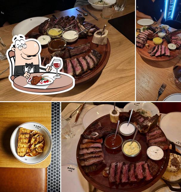 Try out meat dishes at Rare Society