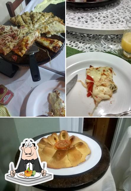 Comida em Disk Pizza do Carmello