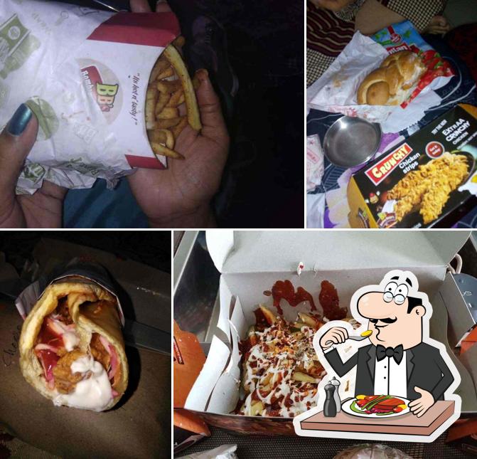 Food at Bombay Burger's